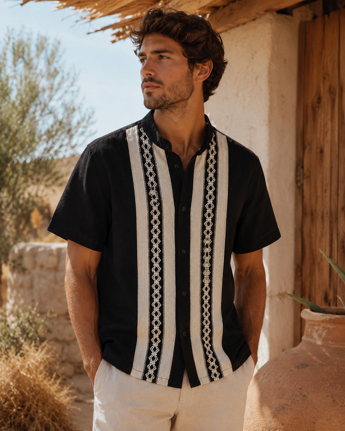 Vestido artesanal bordado