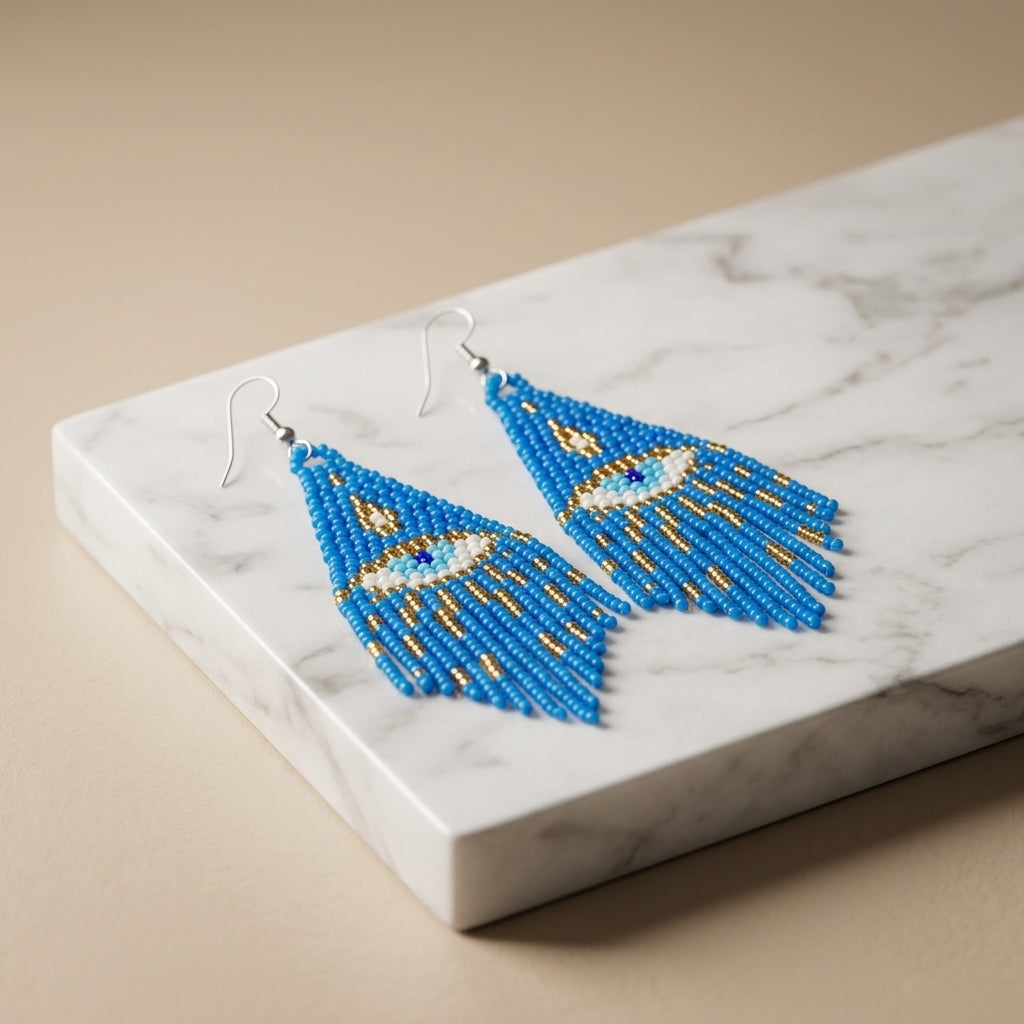 Turkish Evil Eye Earrings
