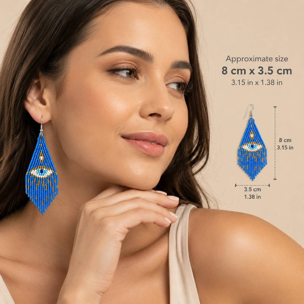 Turkish Evil Eye Earrings