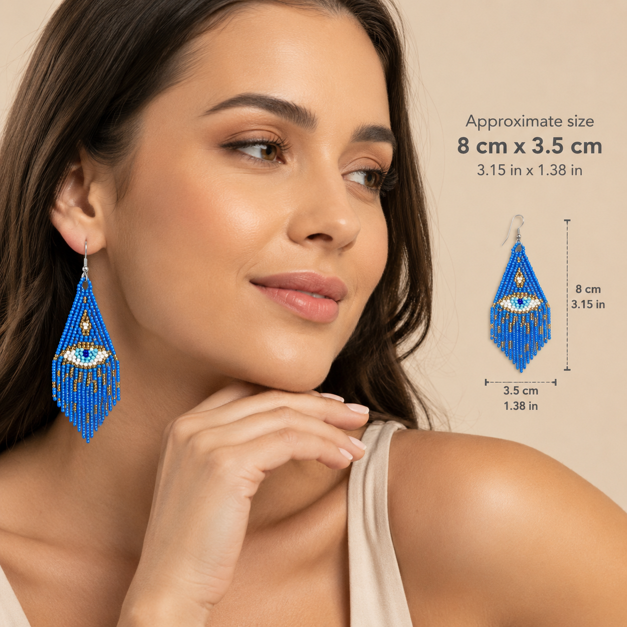 Turkish Evil Eye Earrings
