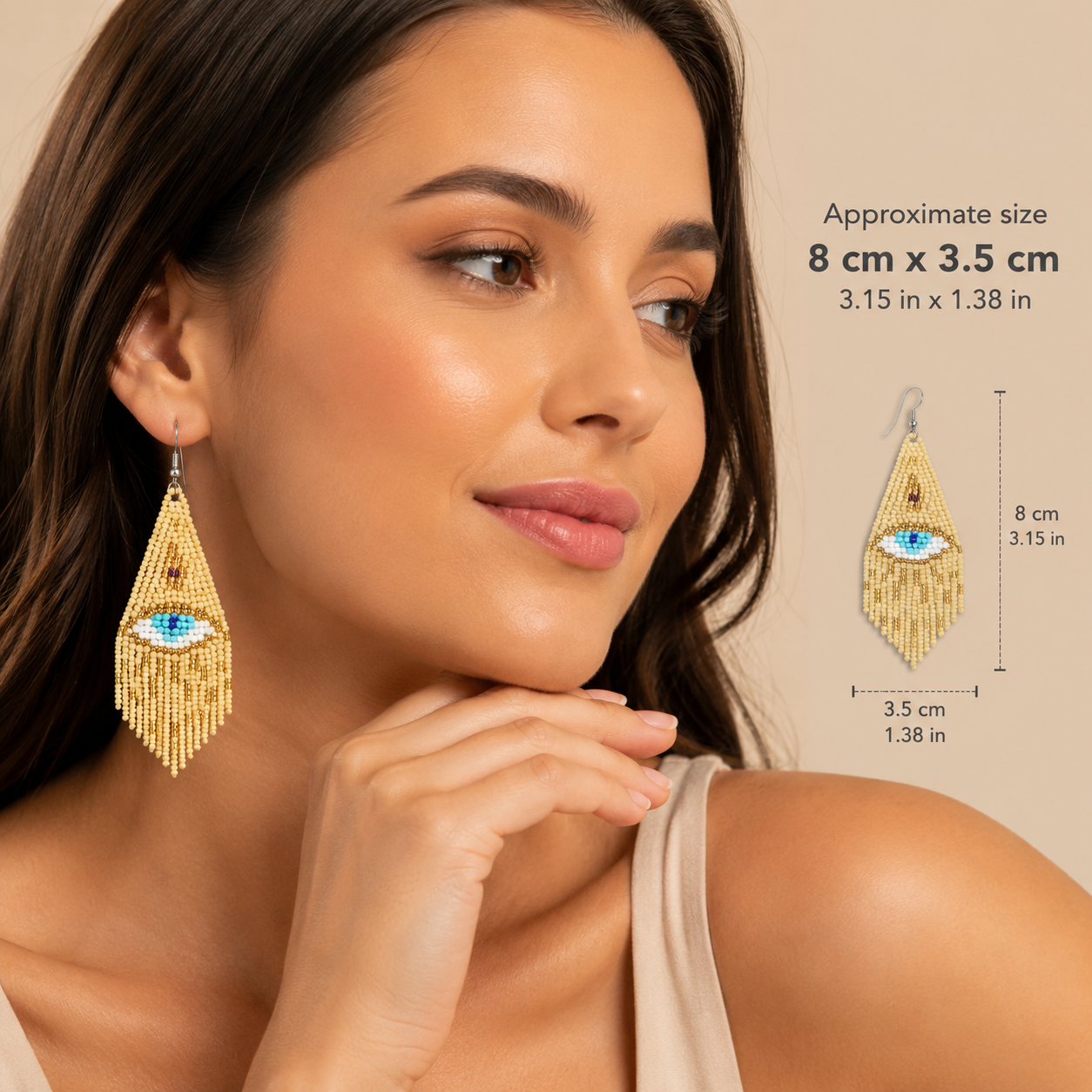 Turkish Evil Eye Earrings