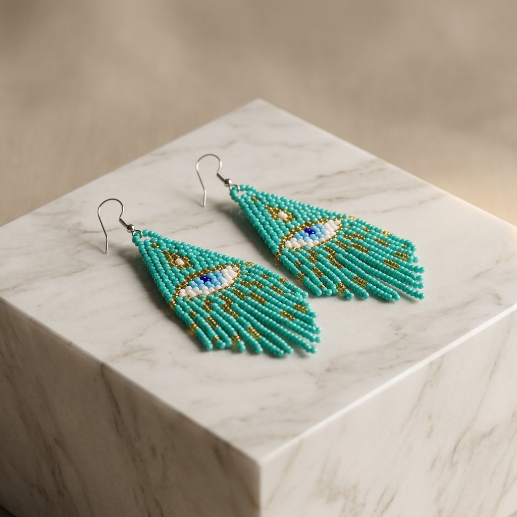 Turkish Evil Eye Earrings
