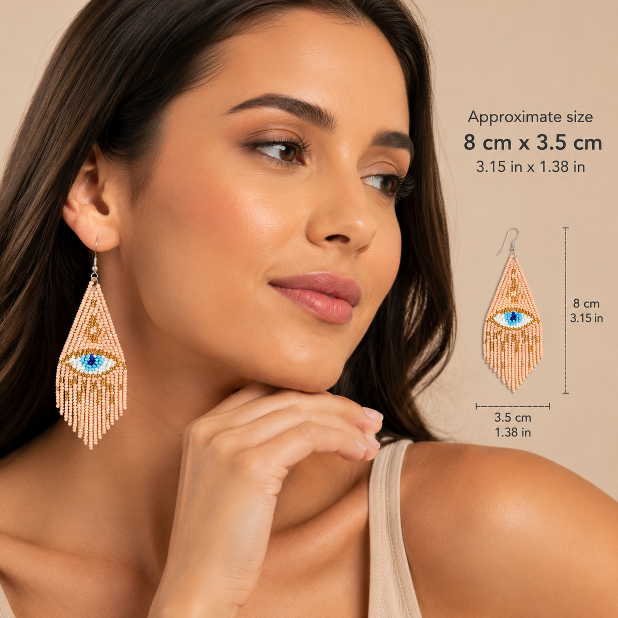 Turkish Evil Eye Earrings