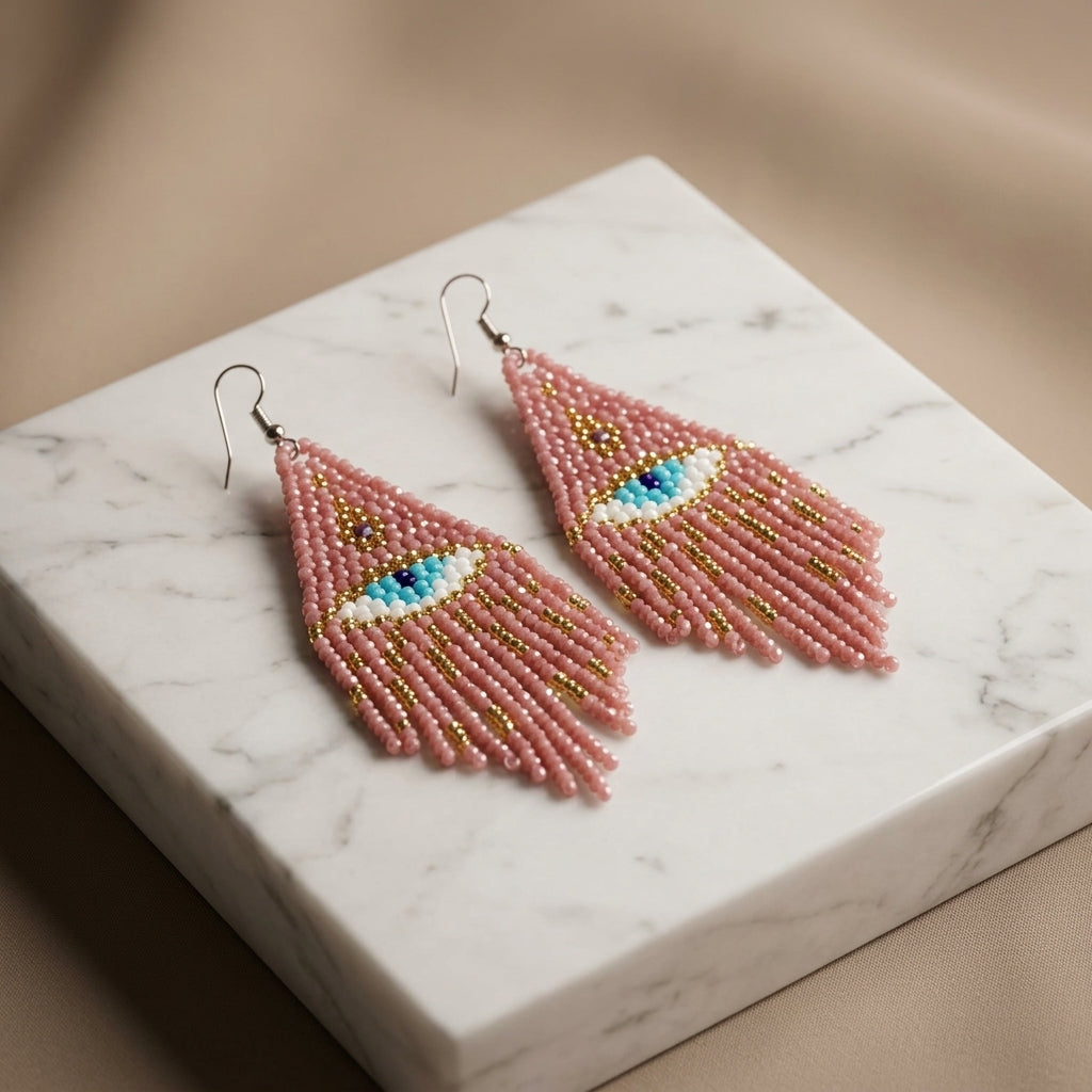 Turkish Evil Eye Earrings