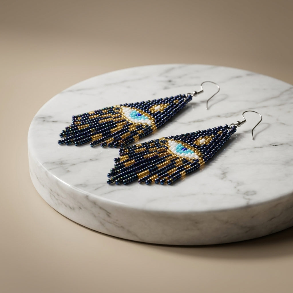Turkish Evil Eye Earrings