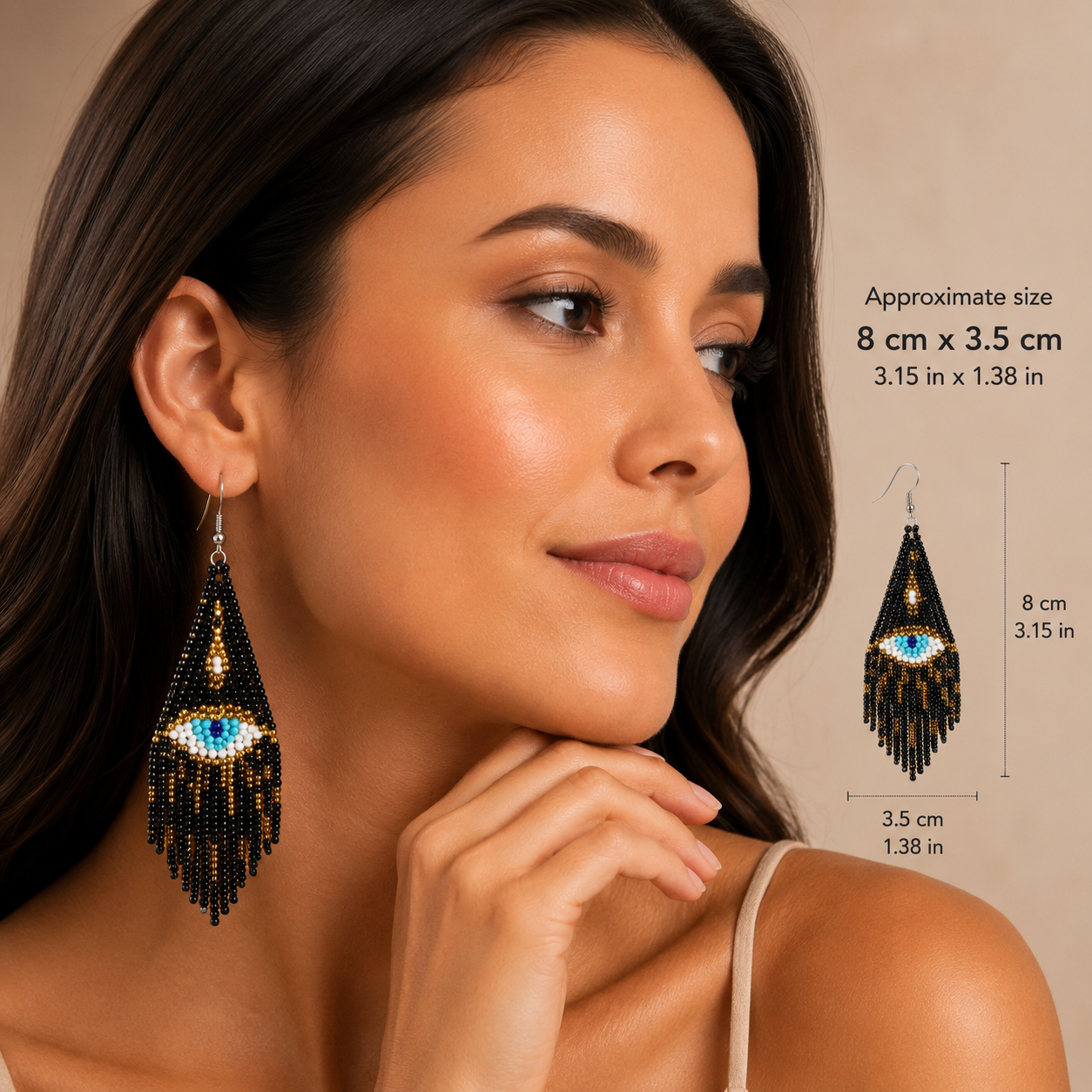 Turkish Evil Eye Earrings