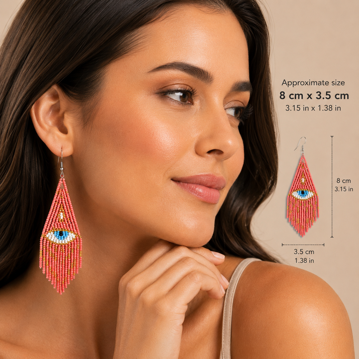 Turkish Evil Eye Earrings