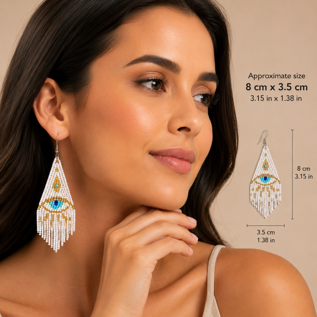 Turkish Evil Eye Earrings