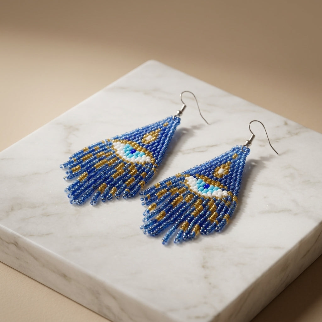 Turkish Evil Eye Earrings
