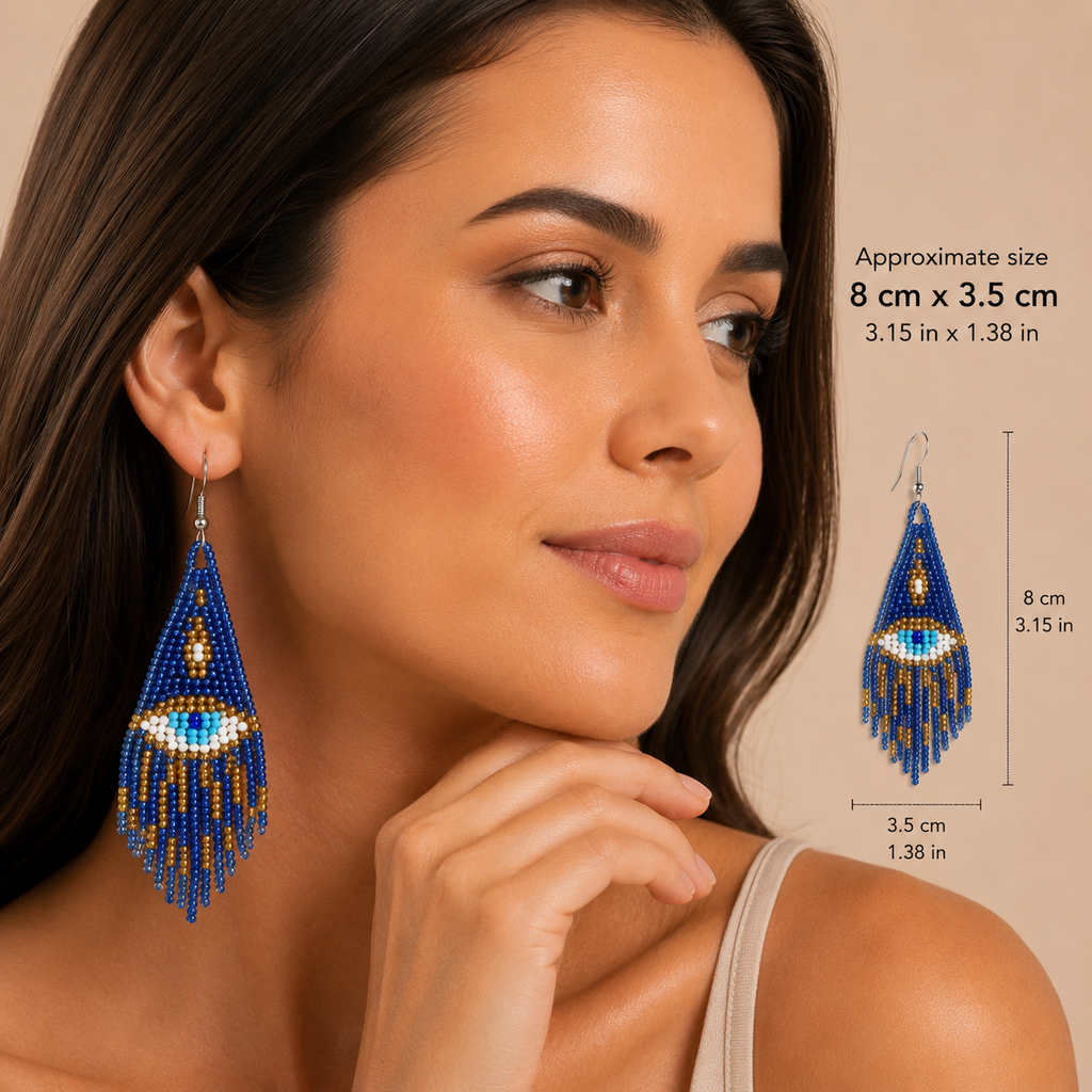 Turkish Evil Eye Earrings