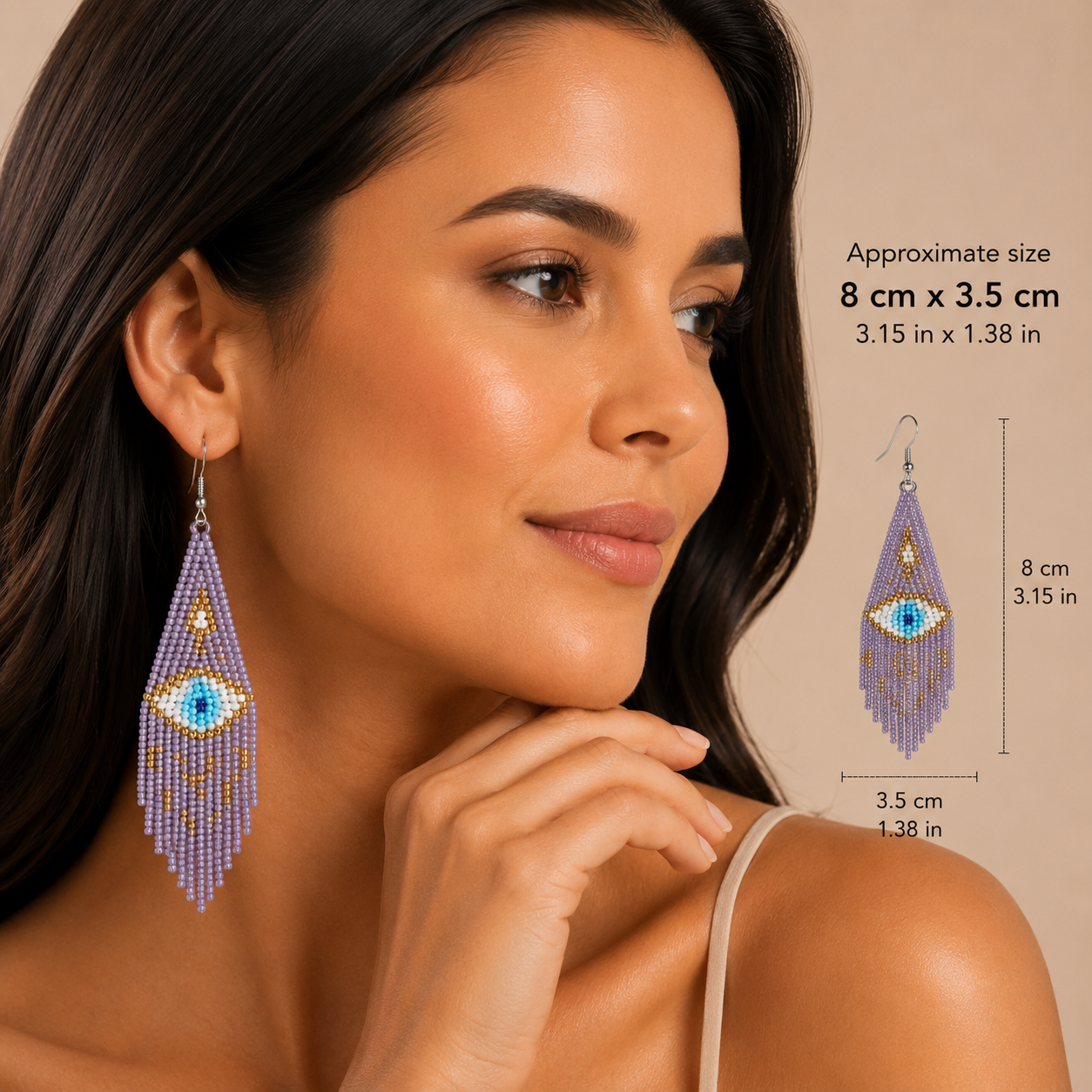 Turkish Evil Eye Earrings