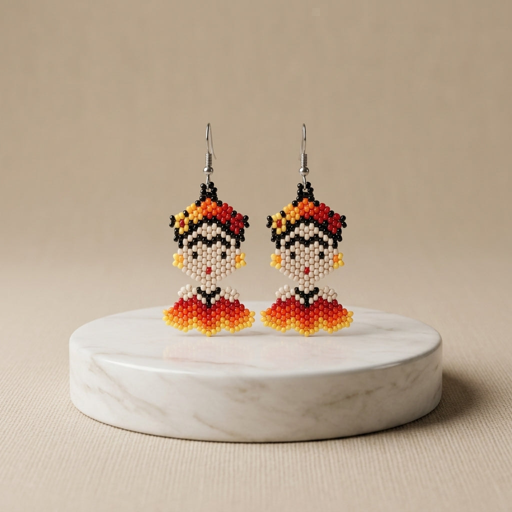 Frida-Inspired Earrings