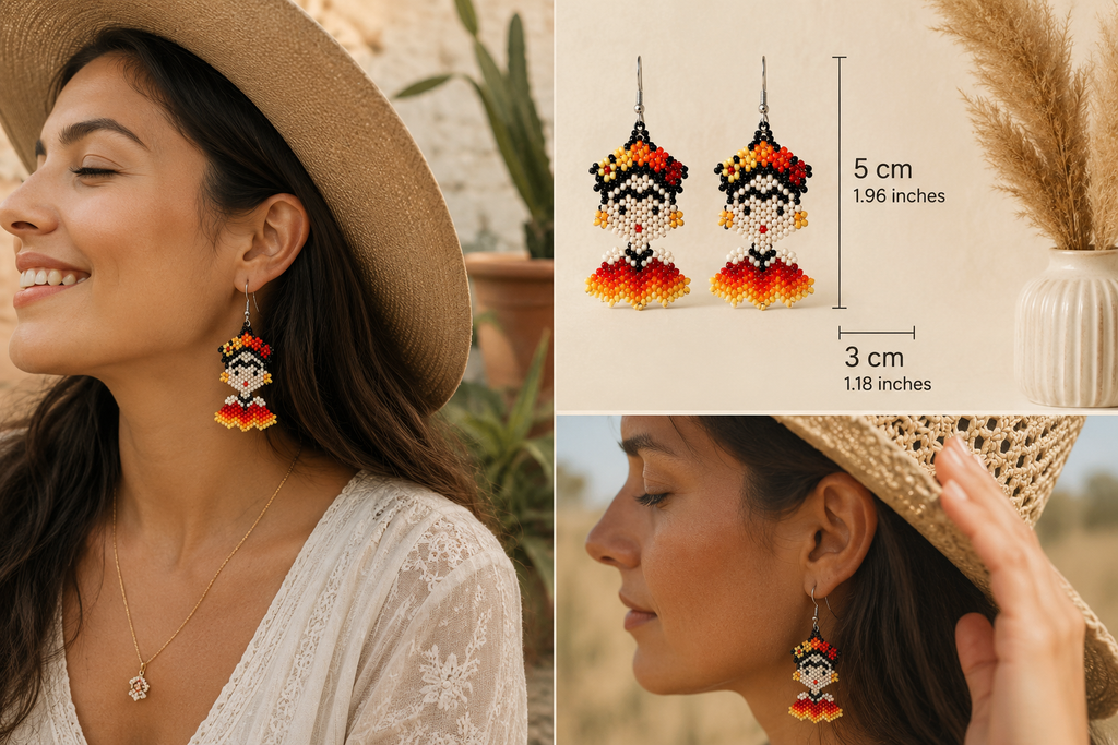 Frida-Inspired Earrings