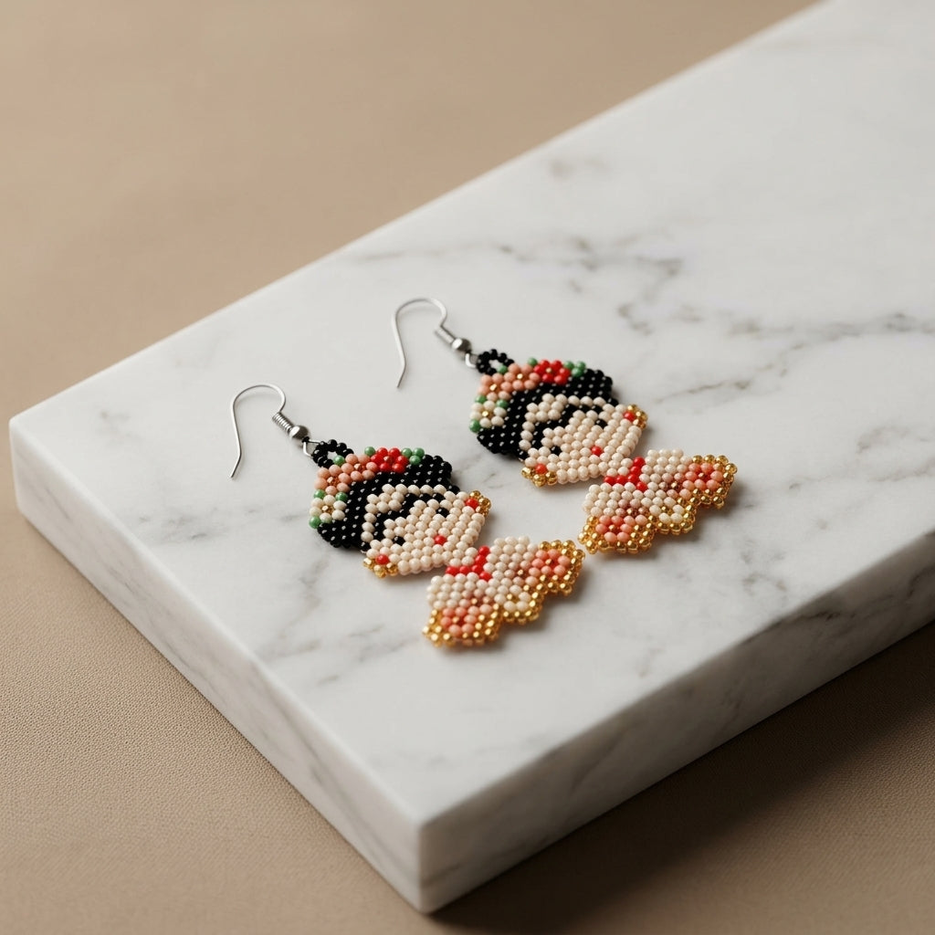 Frida-Inspired Earrings