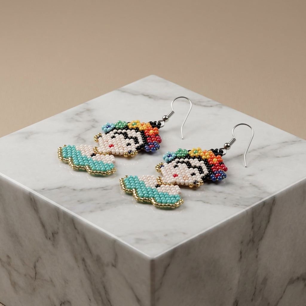 Frida-Inspired Earrings