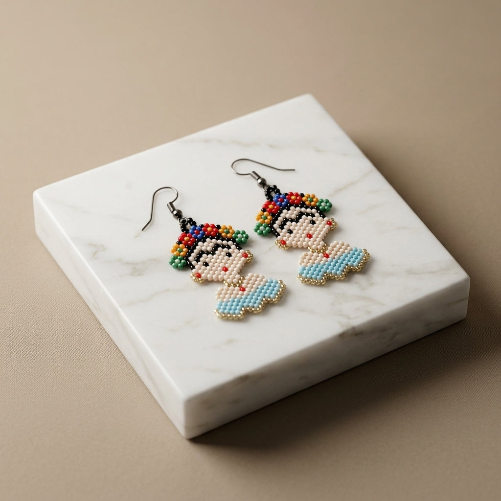 Frida-Inspired Earrings