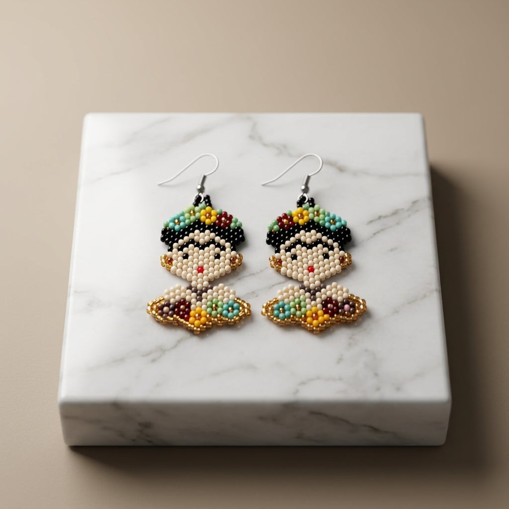 Frida-Inspired Earrings