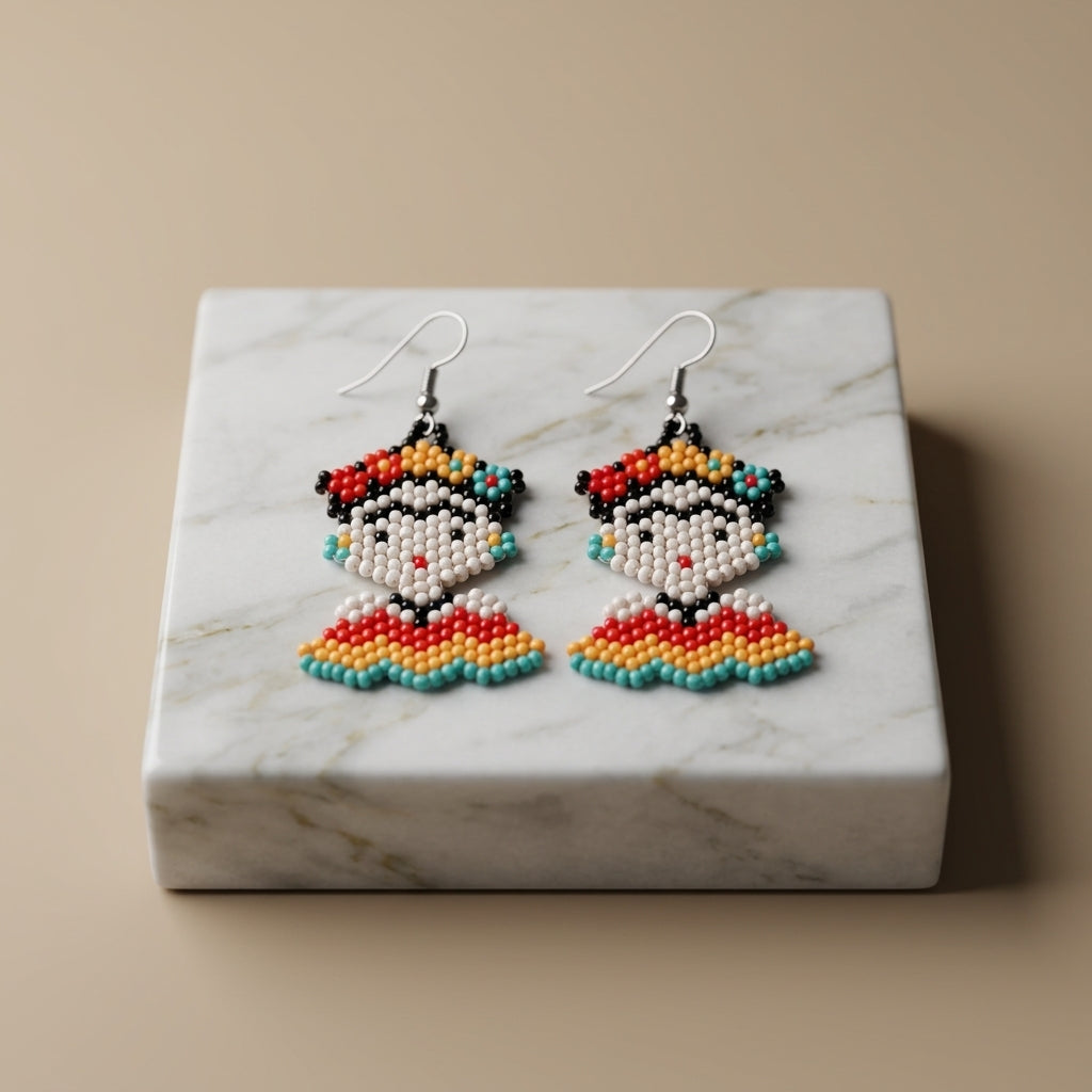 Frida-Inspired Earrings