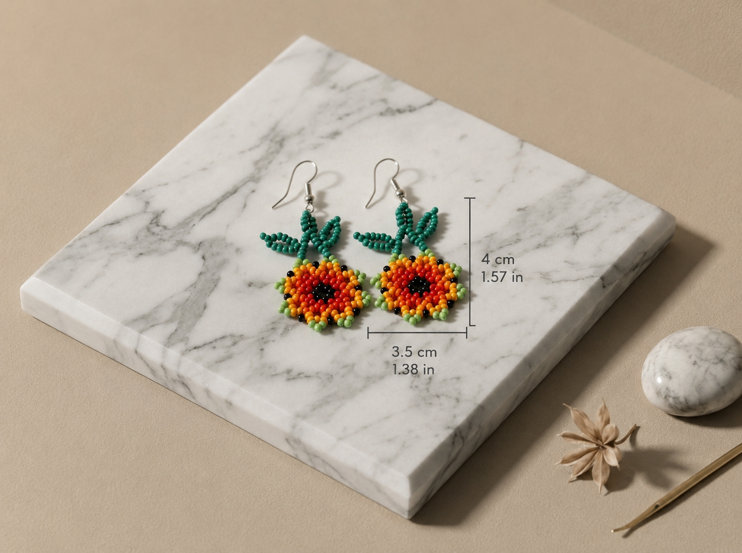 Sunflower Earrings
