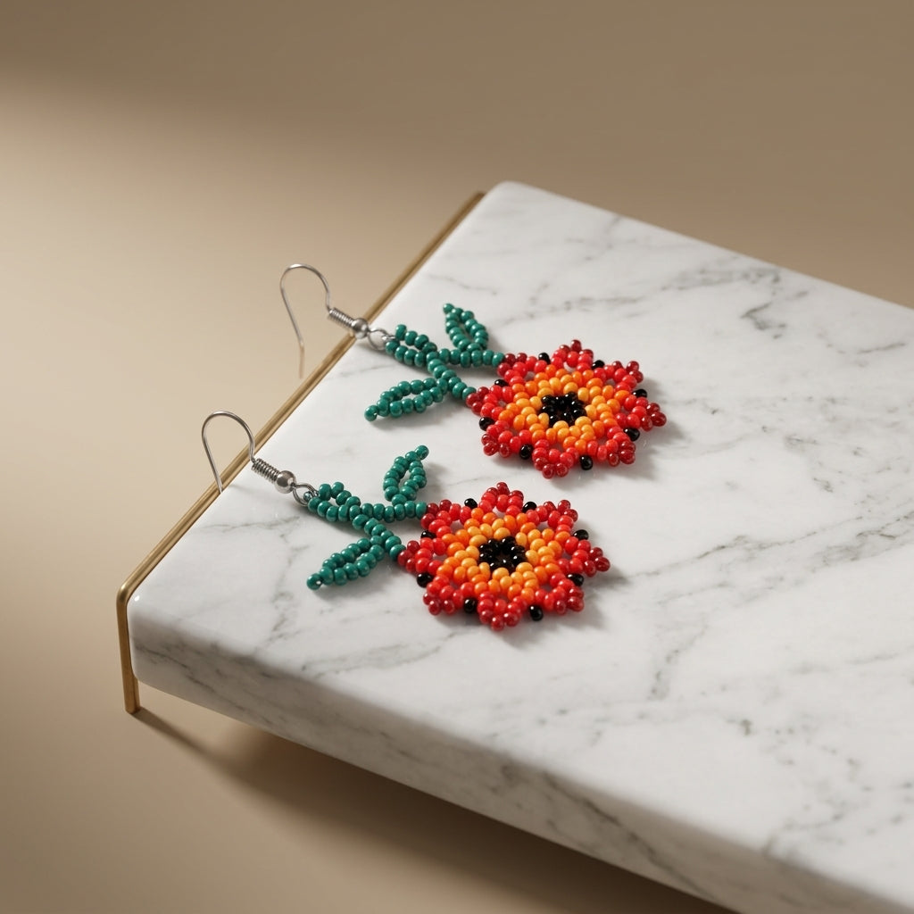 Sunflower Earrings