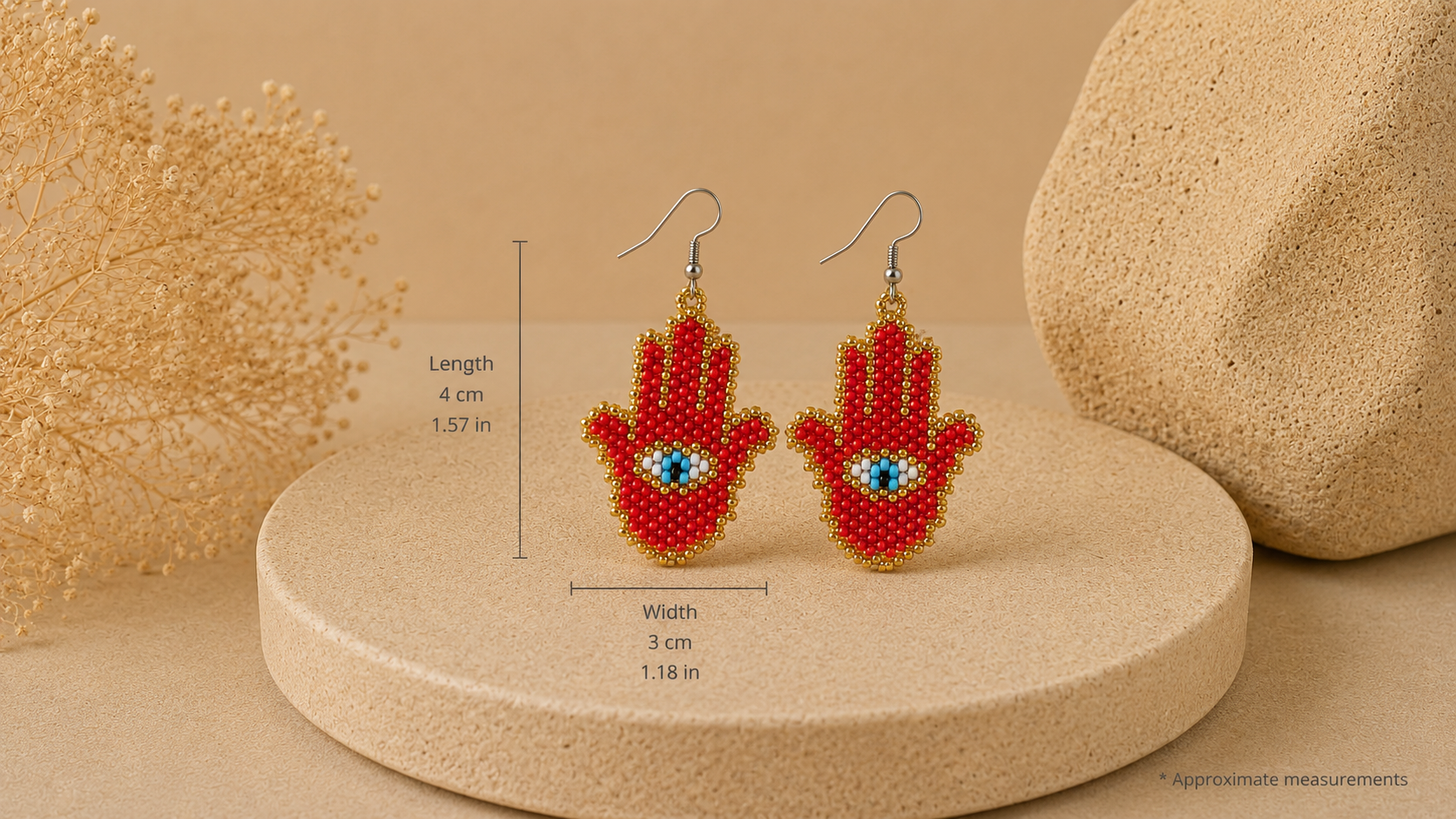 Mystic Hamsa Earrings