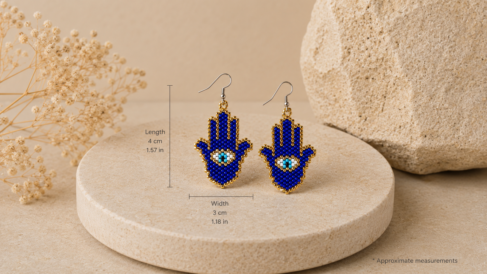 Mystic Hamsa Earrings