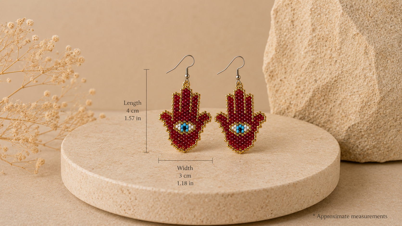 Mystic Hamsa Earrings