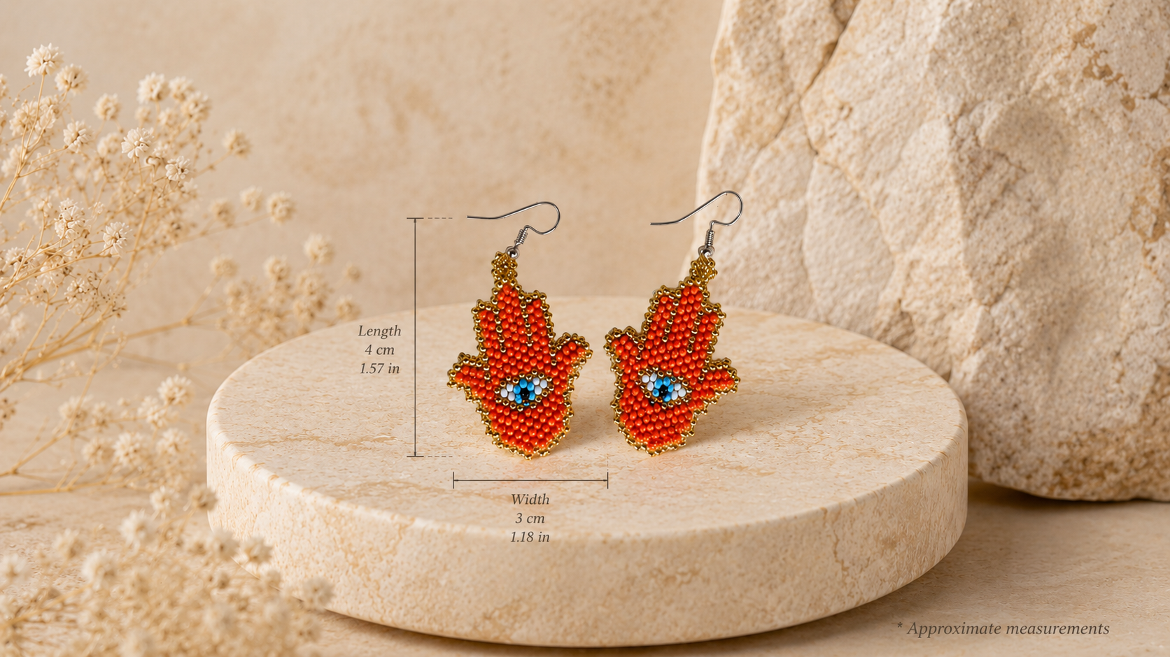 Mystic Hamsa Earrings
