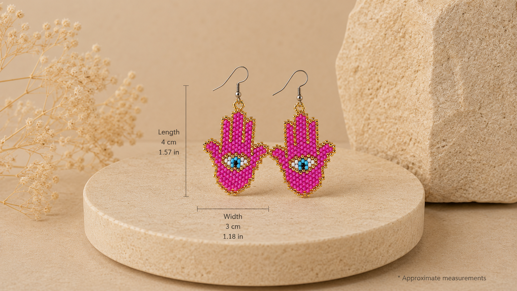 Mystic Hamsa Earrings