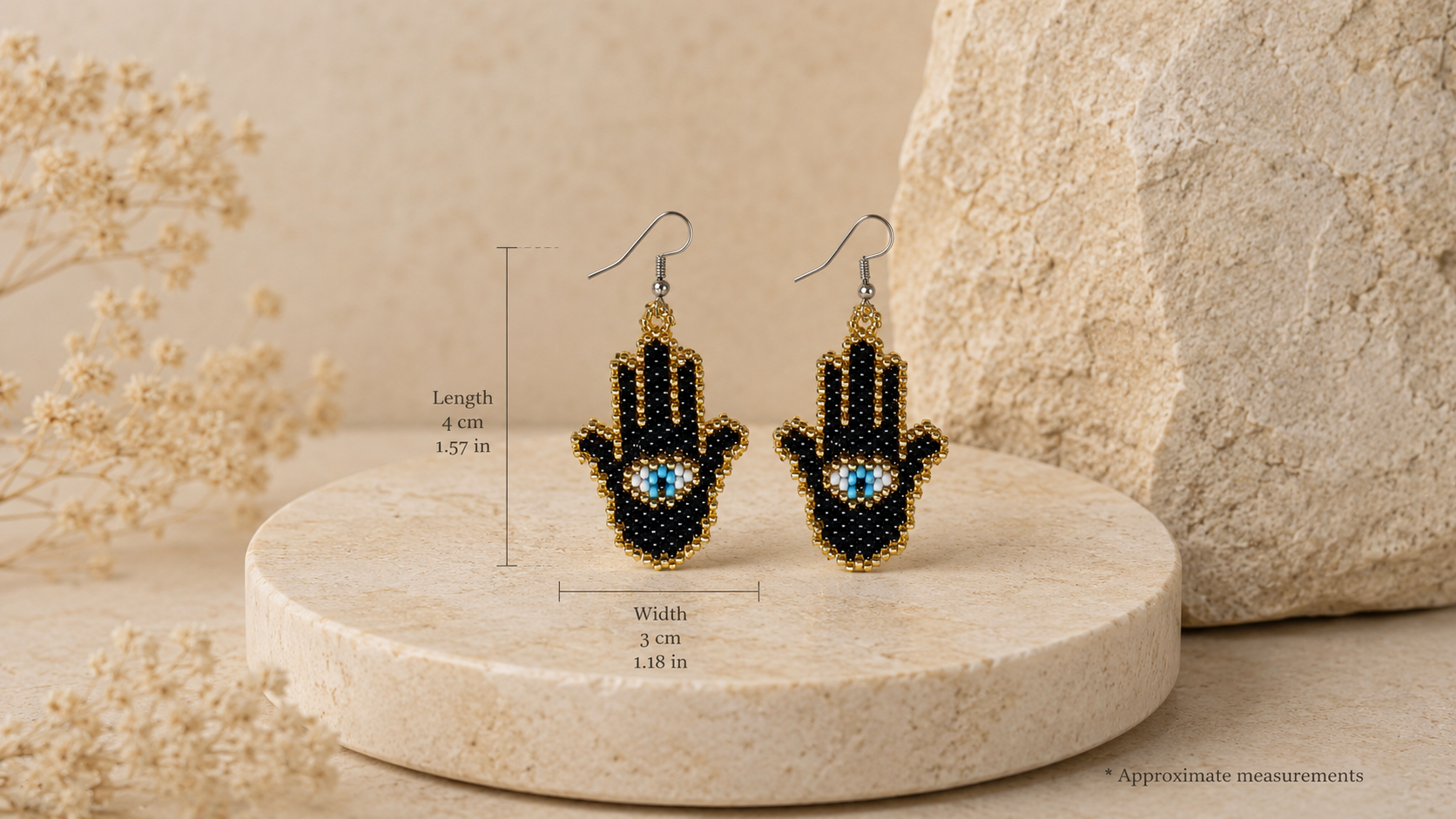 Mystic Hamsa Earrings