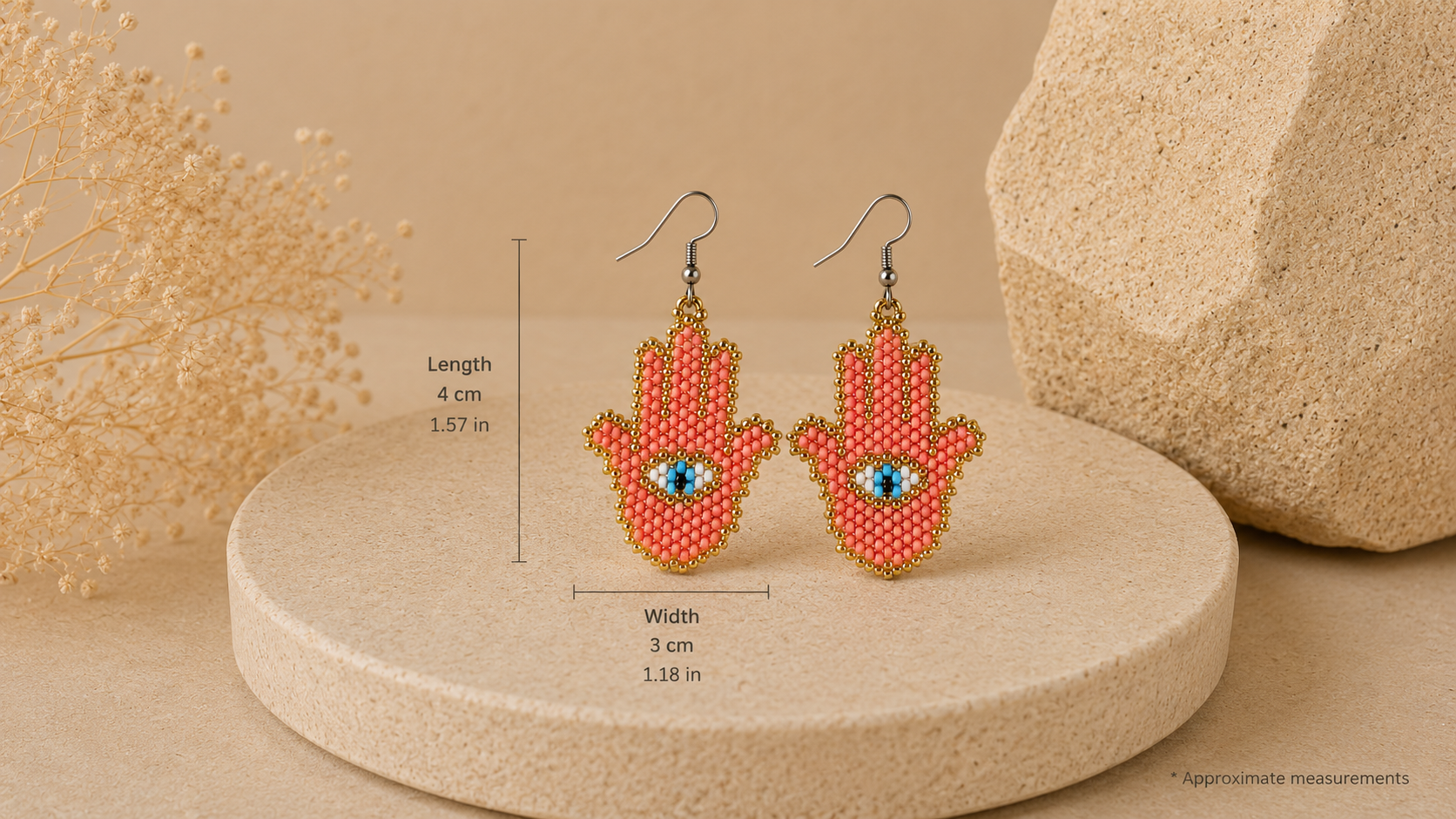 Mystic Hamsa Earrings