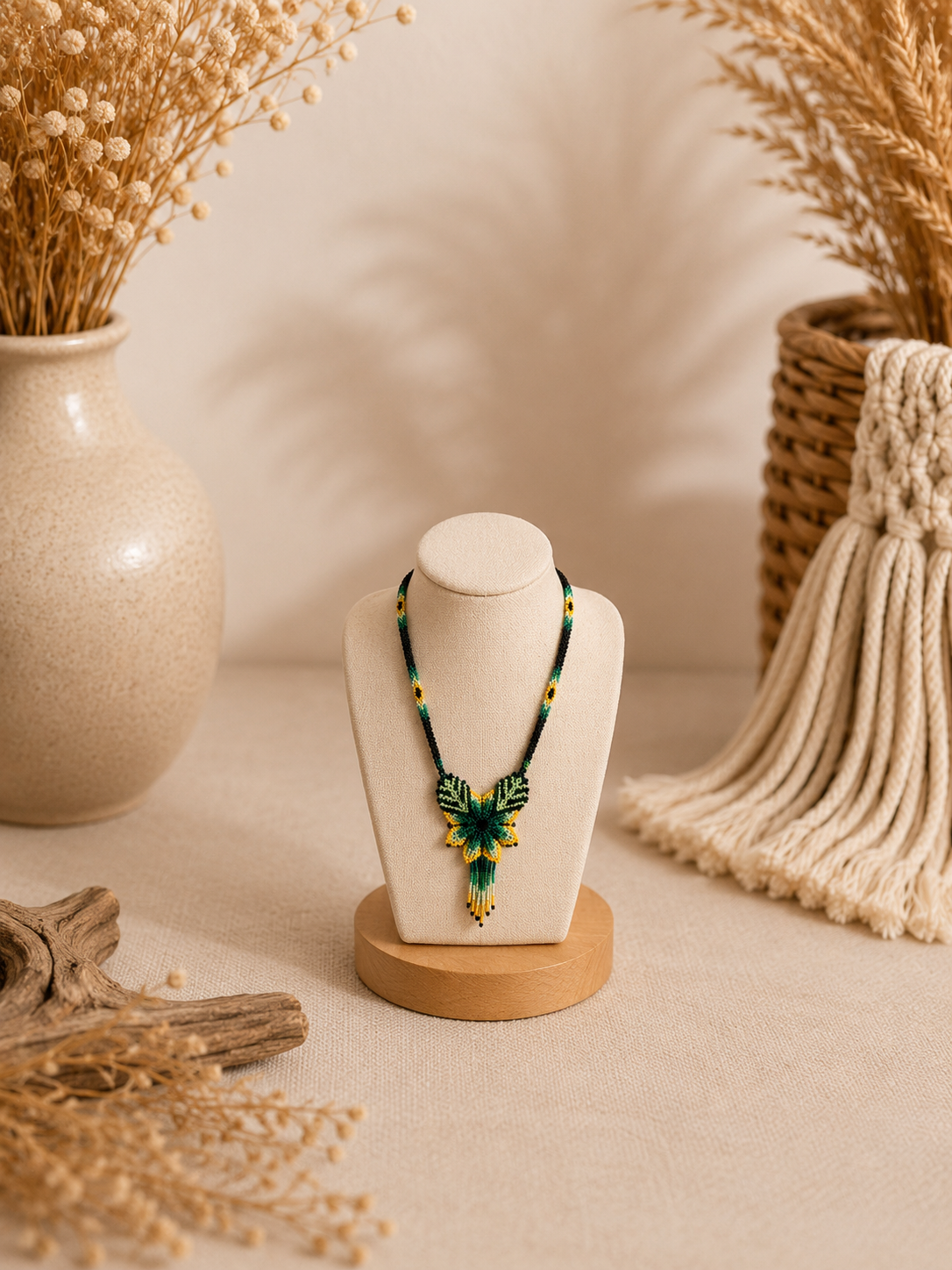 Floral Emblem Necklace