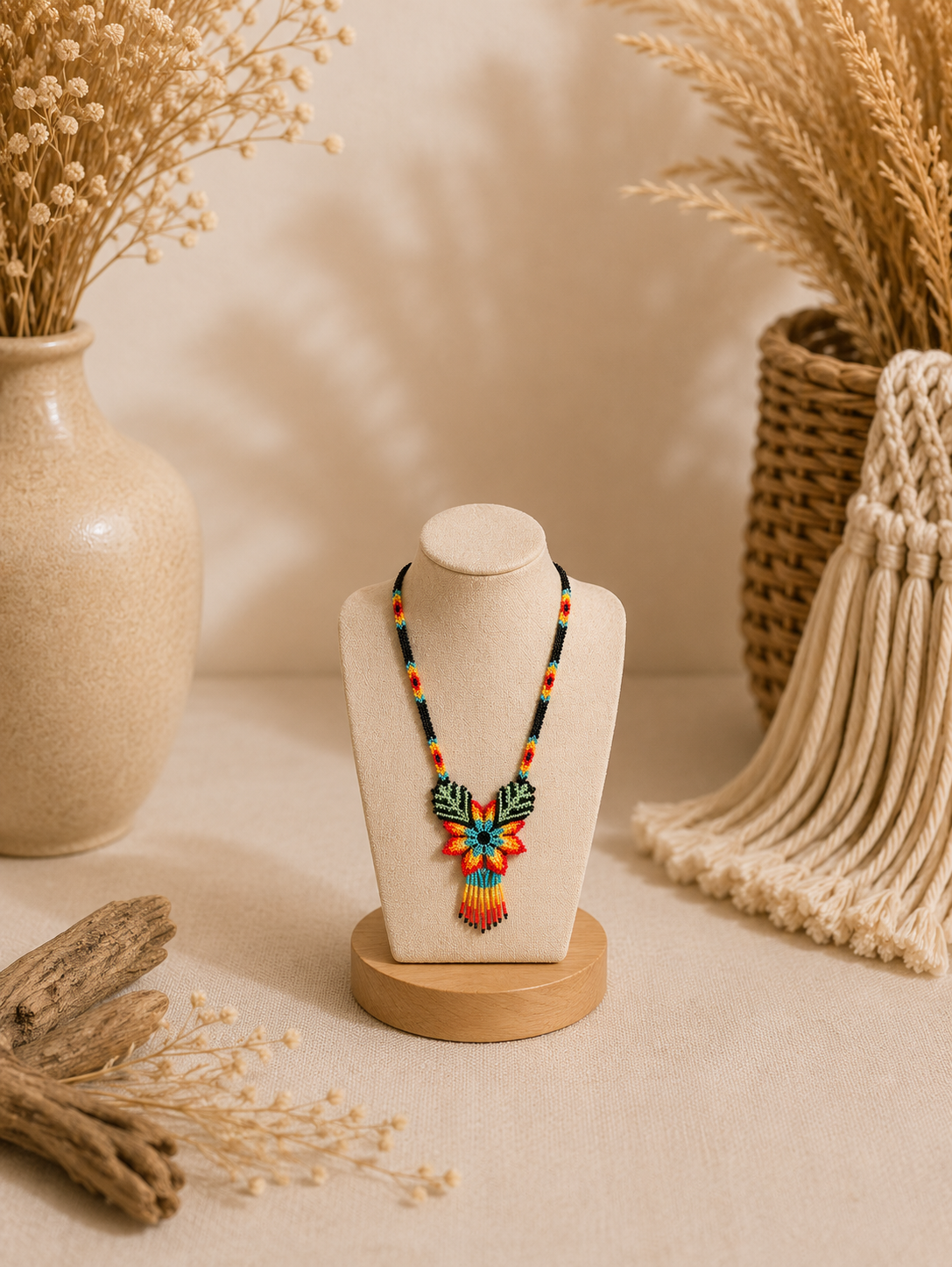 Floral Emblem Necklace