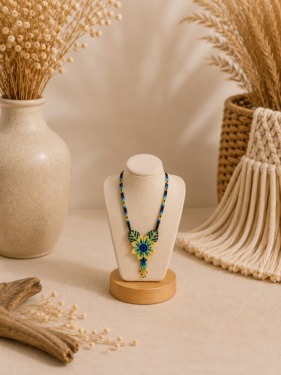 Floral Emblem Necklace