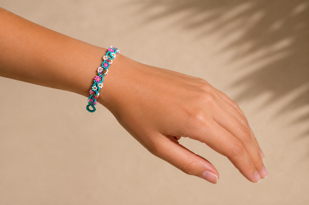 Wildflower Charm Bracelet