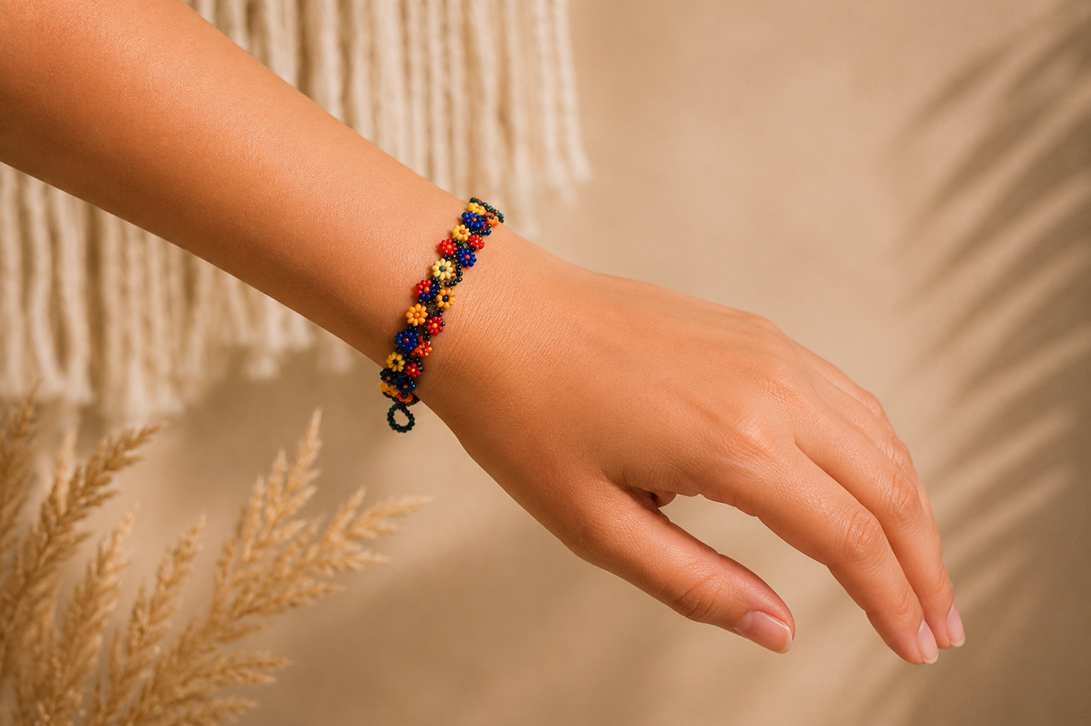 Wildflower Charm Bracelet